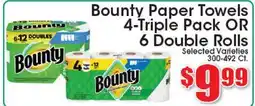 Supremo Foods Inc BOUNTY PAPER TOWELS offer