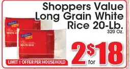 Supremo Foods Inc Shoppers Value Long Grain White Rice offer