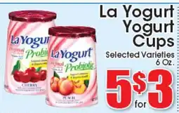 Supremo Foods Inc La Yogurt Yogurt Cups offer