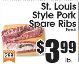 Supremo Foods Inc St. Louis Style Pork Spare Ribs offer