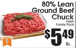 Supremo Foods Inc 80% Lean Ground Beef Chuck offer