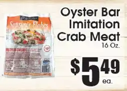 Supremo Foods Inc Oyster Bar Imitation Crab Meat offer
