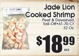 Supremo Foods Inc Jade Lion Cooked Shrimp offer