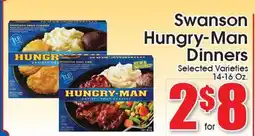 Supremo Foods Inc Swanson Hungry-Man Dinners offer