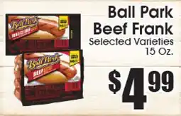 Supremo Foods Inc Ball Park Beef Frank offer