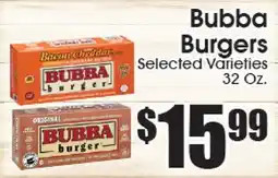 Supremo Foods Inc Bubba Burgers offer