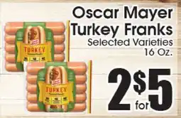 Supremo Foods Inc Oscar Mayer Turkey Franks offer