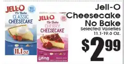 Supremo Foods Inc Jell-O Cheesecake offer