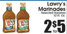 Supremo Foods Inc Lawry's Marinades offer
