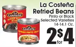 Supremo Foods Inc La Costeña Refried Beans offer