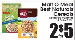 Supremo Foods Inc Malt O Meal Best Naturals Cereals offer