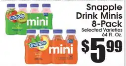 Supremo Foods Inc Snapple Drink Minis offer