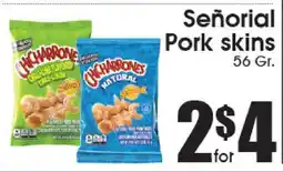 Supremo Foods Inc Señorial Pork skins offer