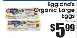 Supremo Foods Inc Eggland's Organic Large Eggs offer