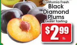 Supremo Foods Inc Black Diamond Plums offer