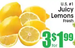 Supremo Foods Inc U.S. #1 Juicy Lemons offer