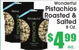 Supremo Foods Inc Wonderful Pistachios Roasted & Salted offer