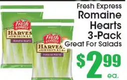 Supremo Foods Inc Fresh Express Romaine Hearts offer
