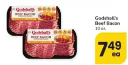 Safeway Godshall's beef bacon offer