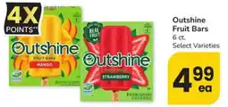 Safeway Outshine Fruit Bars offer