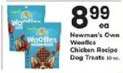 ACME Newman's Own Woofles Chicken Recipe Dog Treats offer