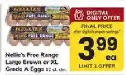 ACME Nellie's Free Range Large Brown or XL Grade A Eggs offer