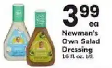 ACME Newman's Own Salad Dressing offer