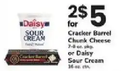 ACME Cracker Barrel Chunk Cheese or Daisy Sour Cream offer