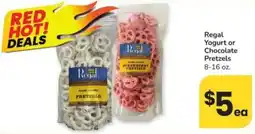 Safeway Regal Yogurt or Chocolate Pretzels offer