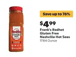 Grocery Outlet Frank's Redhot nashville hot seasoning offer
