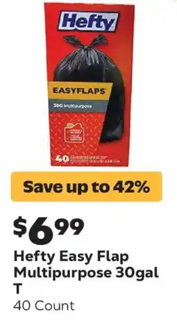 Grocery Outlet Hefty Easy Flap Multipurpose offer
