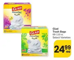 Safeway Glad Trash Bags offer