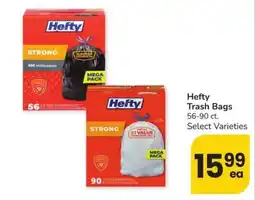 Safeway Hefty trash bags offer