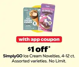 Grocery Outlet SimplyGO Ice Cream Novelties offer