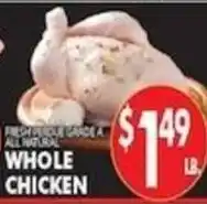 Pioneer Supermarkets Whole Chicken offer