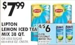 Pioneer Supermarkets Lipton lemon iced tea mix offer
