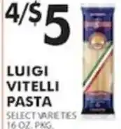Pioneer Supermarkets Luigi Vitelli Pasta offer