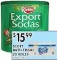 Pioneer Supermarkets Scott bath tissue offer