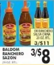 Pioneer Supermarkets Baldom Ranchero Sazon offer
