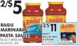Pioneer Supermarkets Ragu marinara pasta sauce offer