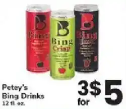 Petey's Bing Drinks