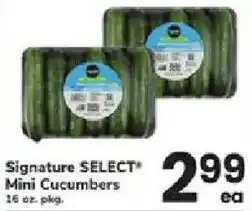 ACME Signature Select Mini Cucumbers offer