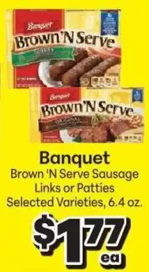 Banquet Brown 'N Serve Sausage
