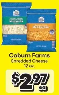 Save a Lot Coburn Farms Shredded Cheese offer