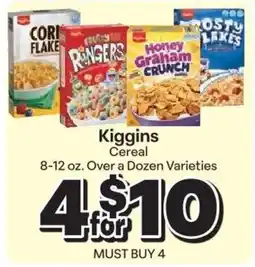 Save a Lot Kiggins Cereal offer