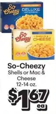 Save a Lot So-Cheezey Shells or Mac & Cheese offer