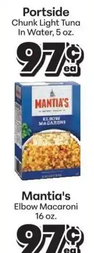 Save a Lot Portside chunk light tuna in water offer