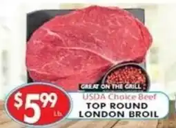 Pioneer Supermarkets Usda Choice Beef Top Round London Broil offer