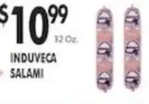 Pioneer Supermarkets Induveca Salami offer