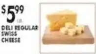 Pioneer Supermarkets Deli Regular Swiss Cheese offer